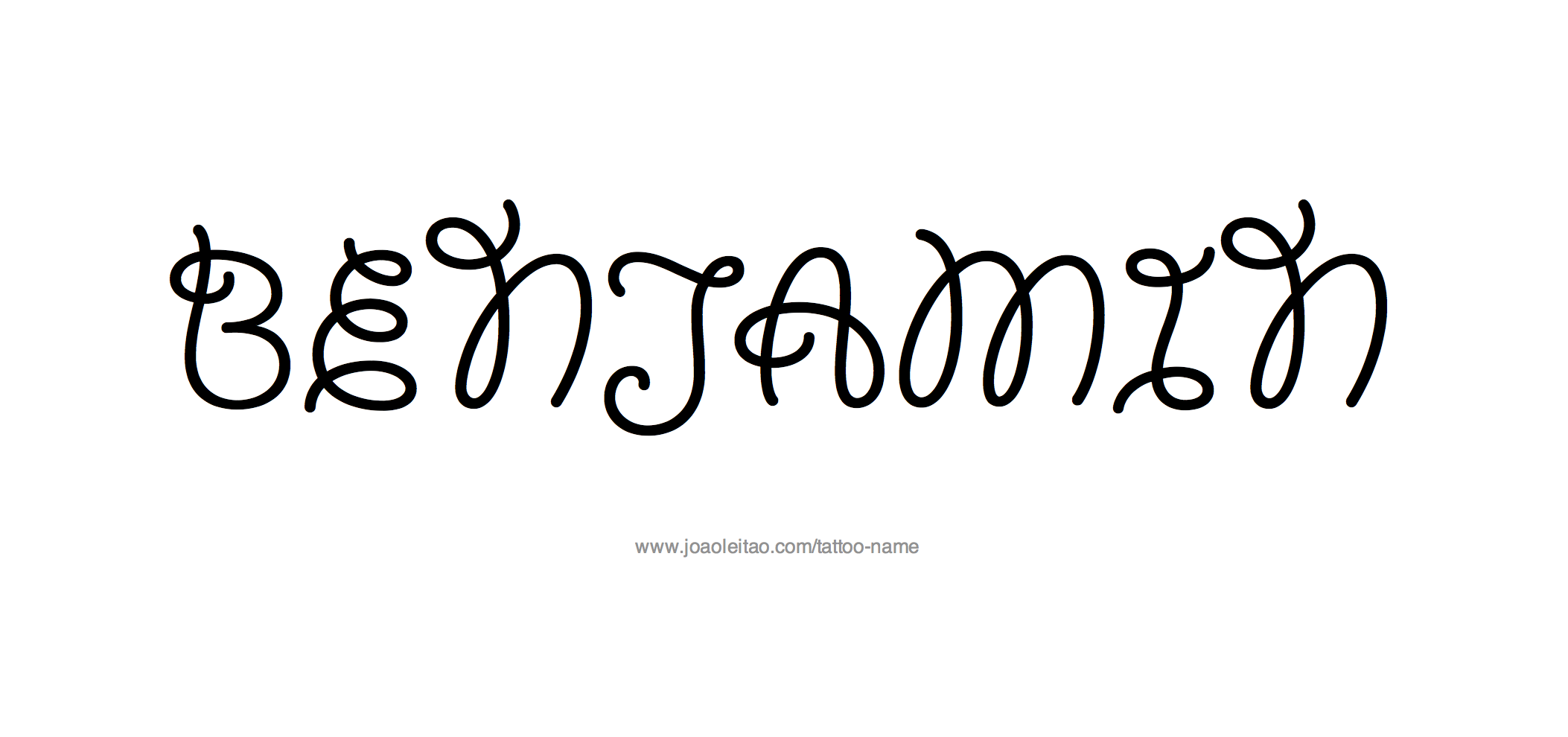 Benjamin Name Tattoo Designs